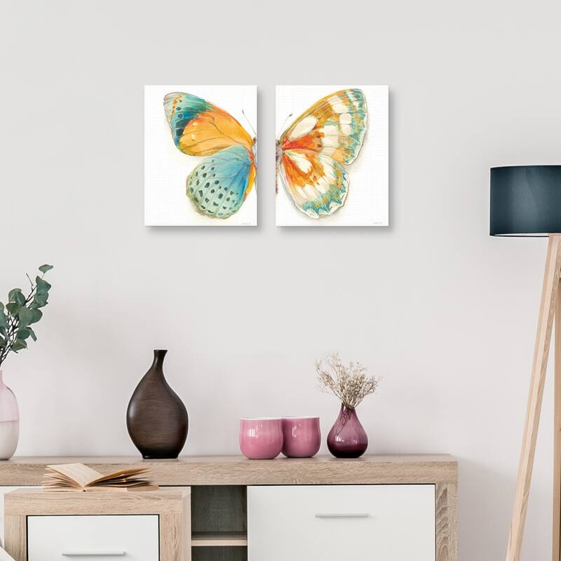 Fragile Wings I, Fragile Wings IV by Danhui Nai Canvas Art Prints