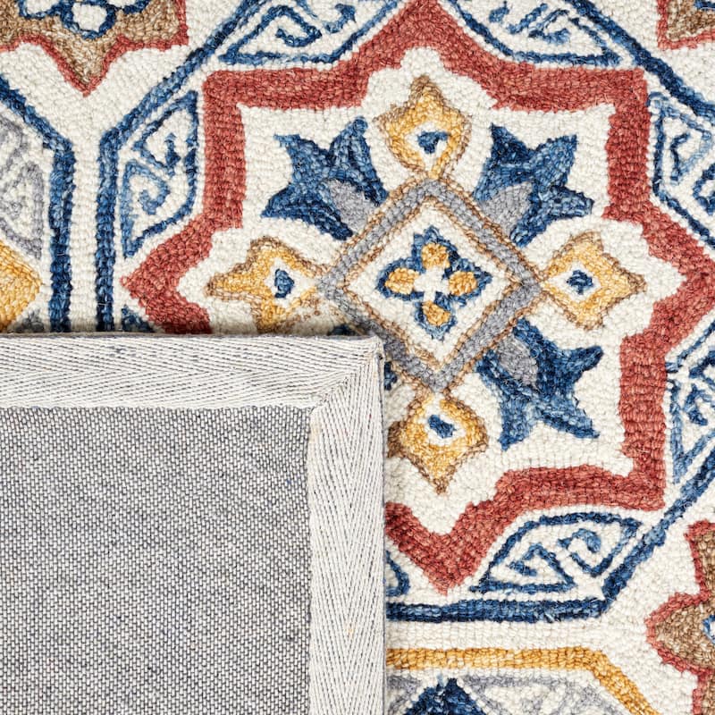 SAFAVIEH Handmade Metro Sanem French Country Wool Rug