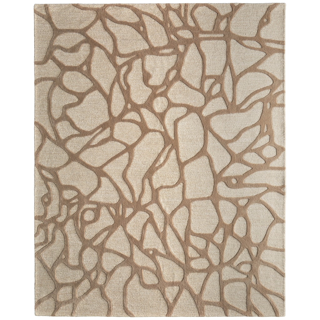 Grand Bazaar Wallace Hand Tufted Abstract Transitional Area Rug