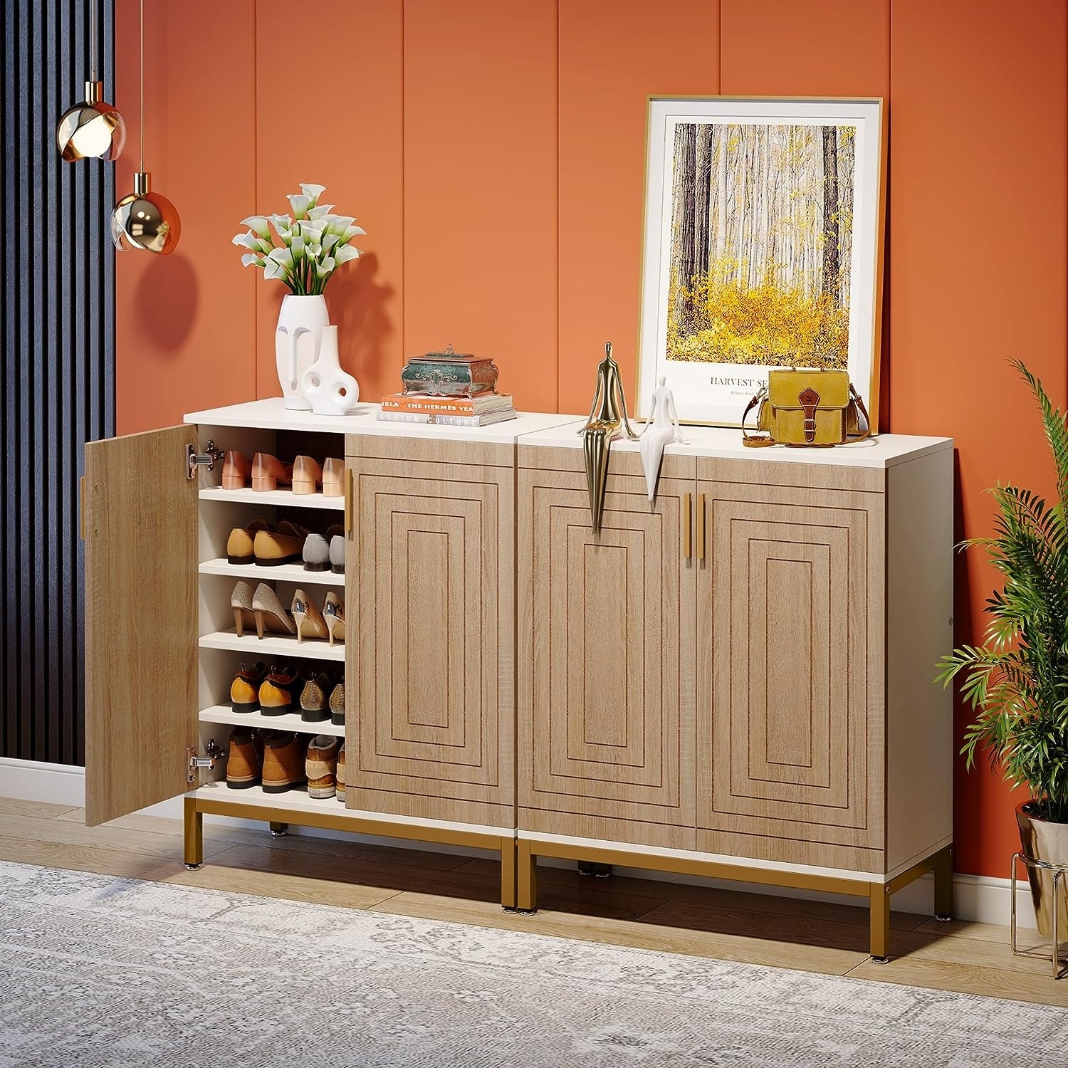 Esker Shoe/Magazine Rack - Modern Bath Furniture - Room & Board
