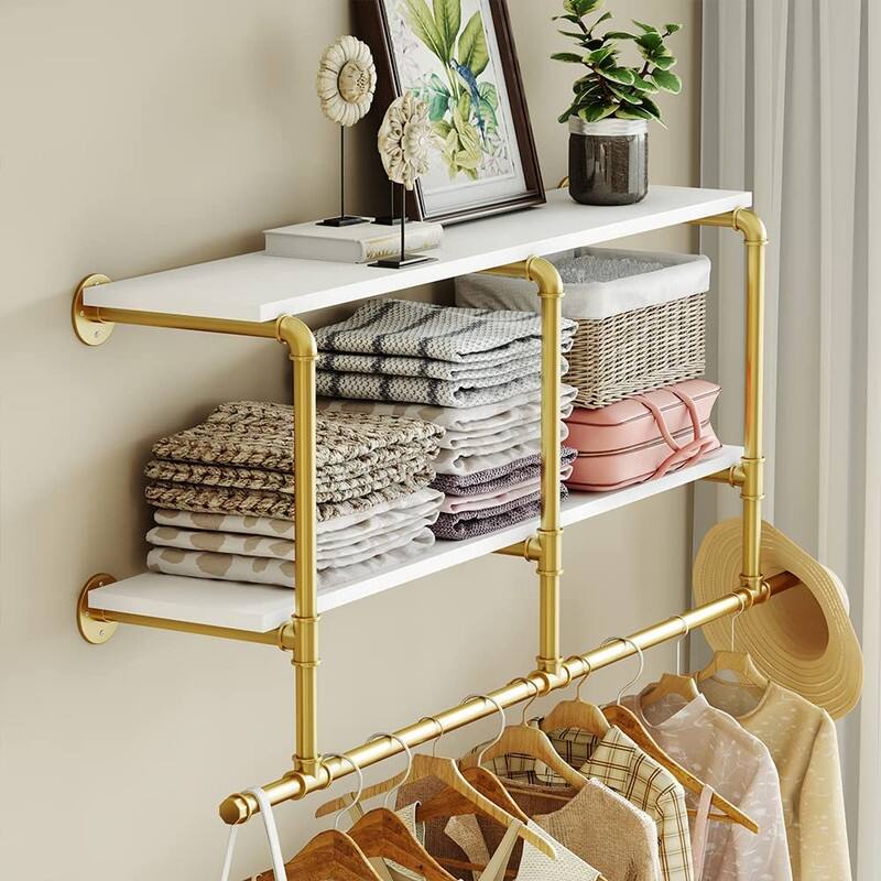 Wall Mounted Clothes Rack