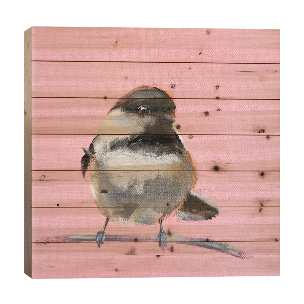 Something New Print On Wood by Iryna Khort - Multi-Color