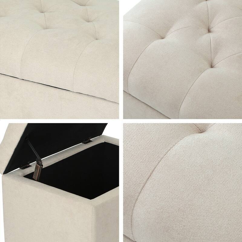 Copper Grove Mucuchies Rectangular Cotton Blend Storage Ottoman