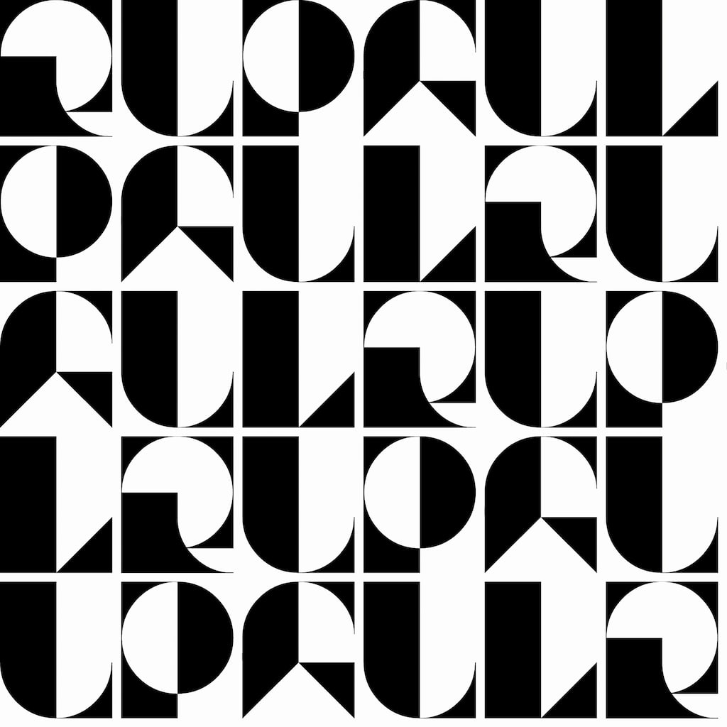 RuPaul RuDeco Black Peel and Stick Wallpaper