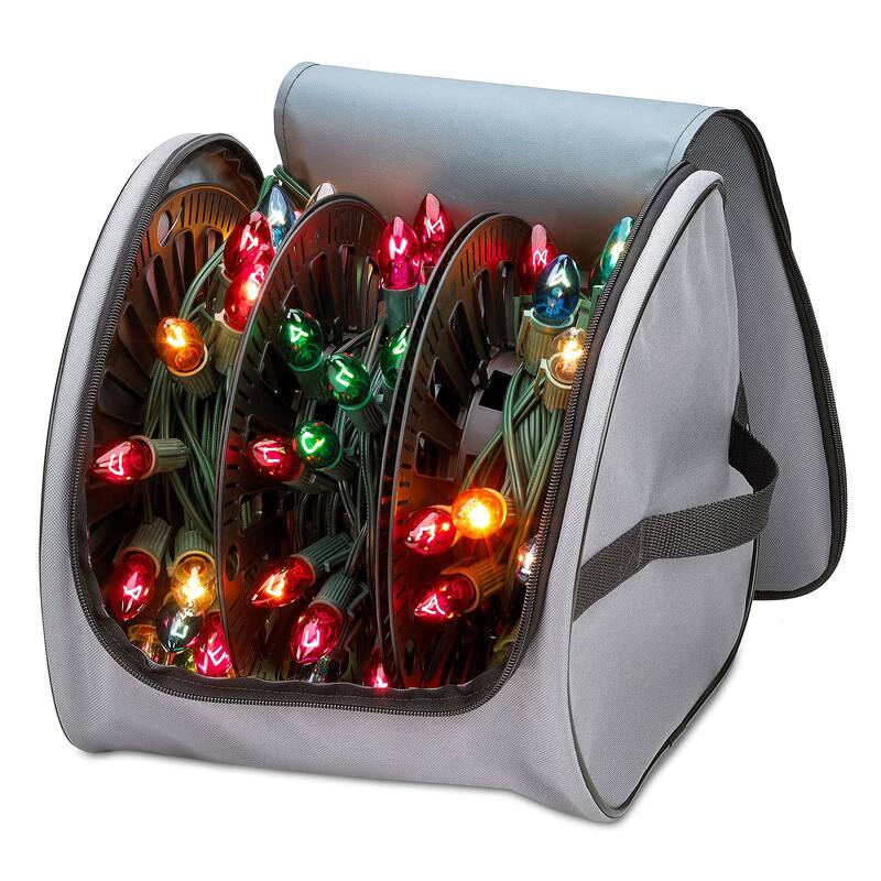 Premium Christmas Light Storage Bag – Heavy Duty Tear Proof 600D Material