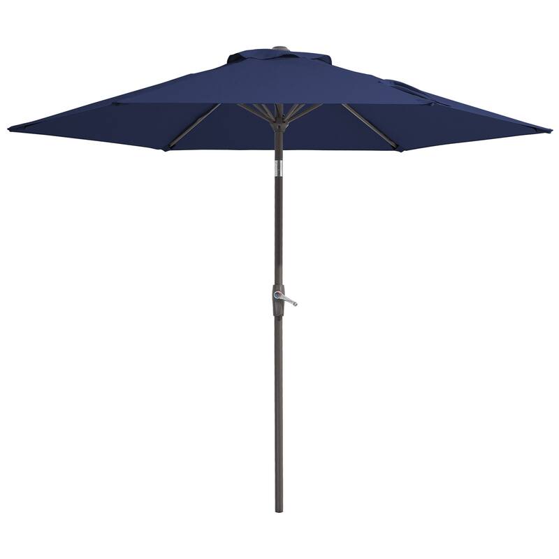 7.5-ft Patio Market Umbrella with UV-Risistance,Crank & Tilt