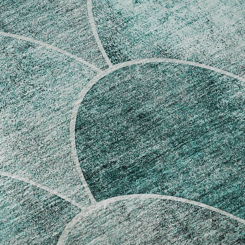 Premium Washable Super Soft Contemporary Geo Mayfield Rug