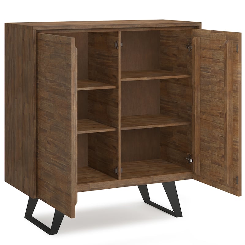 WYNDENHALL Mitchell 39 inch Storage Cabinet (Set of 2) - 39"W x 17" D x 42"H