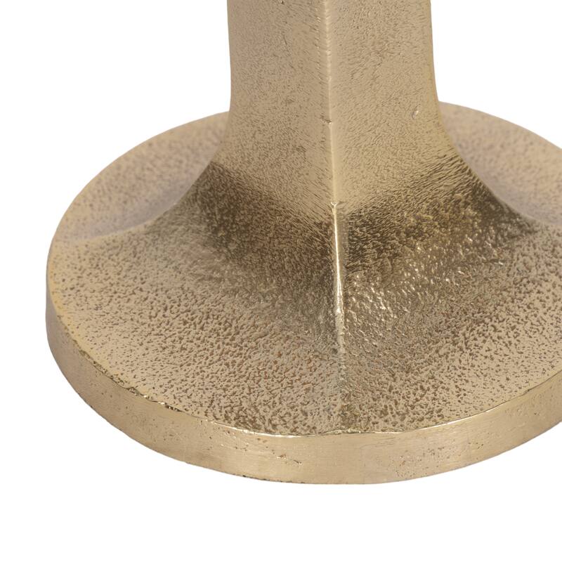 Metal Squared Off Taper Candle Holder