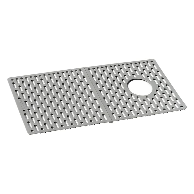 Ruvati 33-inch Undermount Workstation Granite Composite Kitchen Sink Urban Gray - RVG2302UG - 33" x 18-1/2″