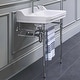 preview thumbnail 3 of 9, Whitehaus Victoriahaus 23-1/2" Rectangular Ceramic Lavatory Console