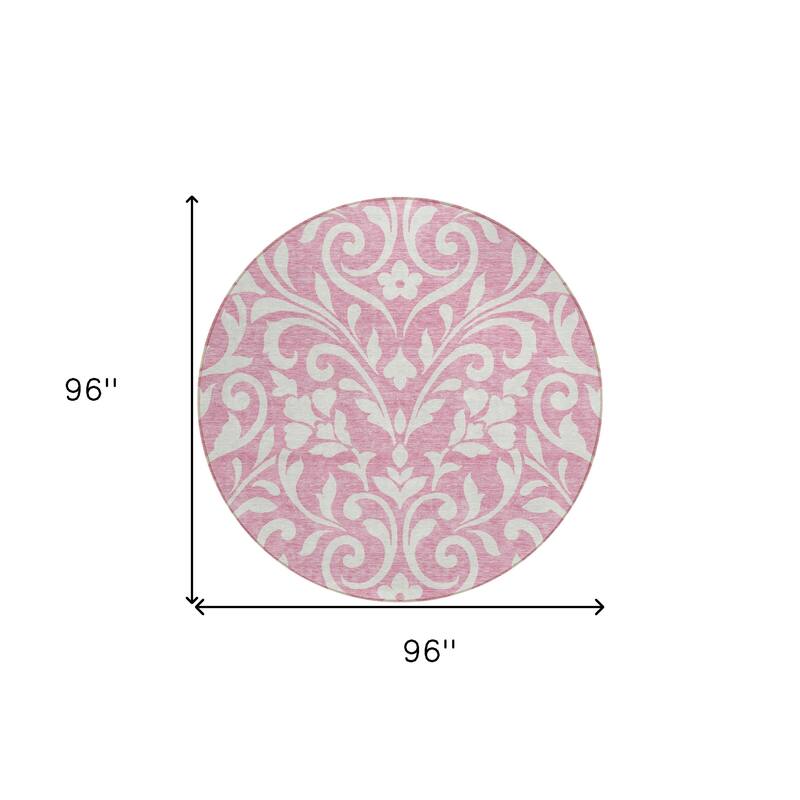 HomeRoots Floral Transitional Rectangle Outdoor Rug