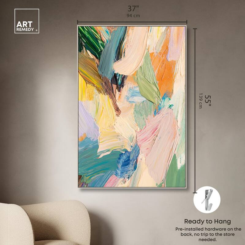 Chromatic Surge I Canvas by Art Remedy