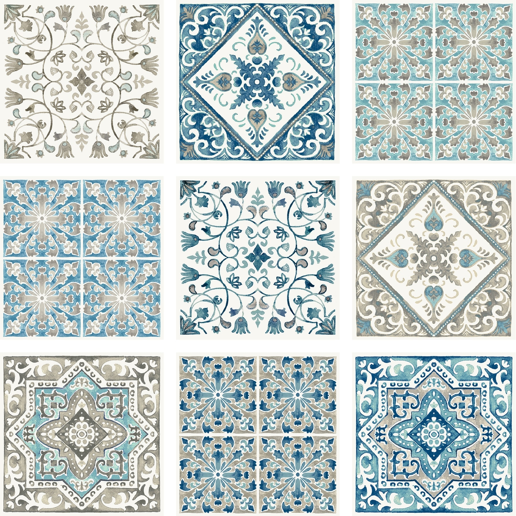 WallPops Miguel Tile Decal Kit