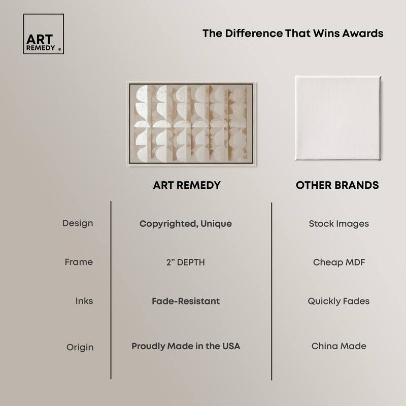 Columnar Shapes I Canvas by Art Remedy