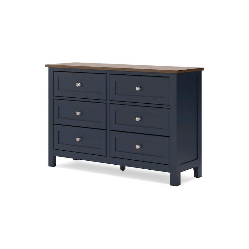 Signature Design by Ashley Landocken Brown/Blue Dresser