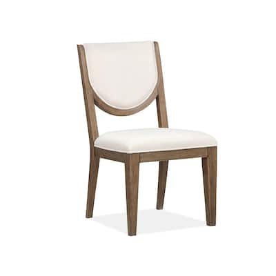Magnussen Home Westbourne Dark Umber Upholstered Side Chair Two Pack - 20.13''W x 23.5''D x 36''H