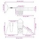 preview thumbnail 4 of 21, vidaXL Swing Set Outdoor Backyard Wooden Playground Equipment for Kids Age 3-8