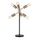 preview thumbnail 8 of 20, Lumisource Spark Contemporary Table Lamp in Black and Antique Brass - 12.25"Lx12.25"Wx22.25"H