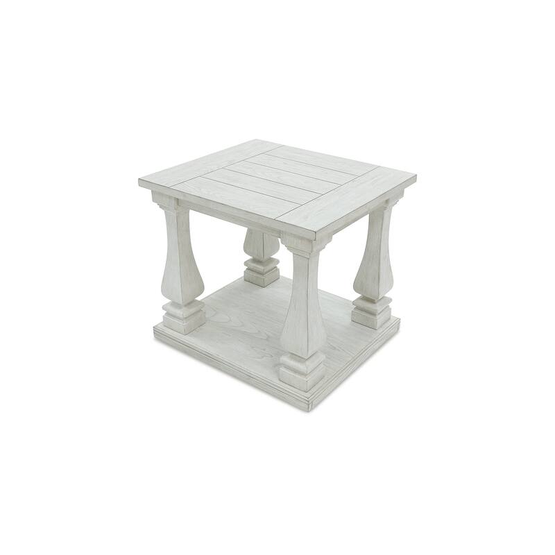 Signature Design by Ashley Arlendyne White End Table - 27"W x 24"D x 24"H