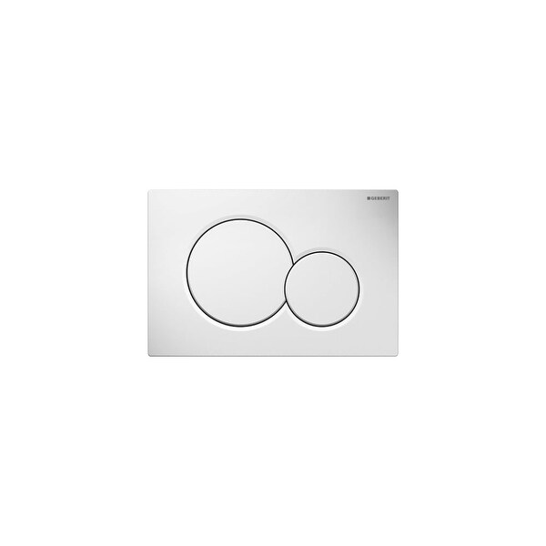 Duravit 115770 Sigma 10 Dual Flush Actuator - White