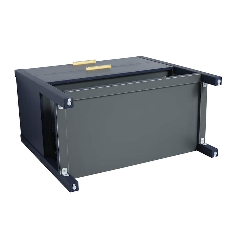Beingnext 30"/36" Bathroom Vanity with Sink, Single Sink Freestanding Bathroom Vanity with 2 Soft Close Drawers