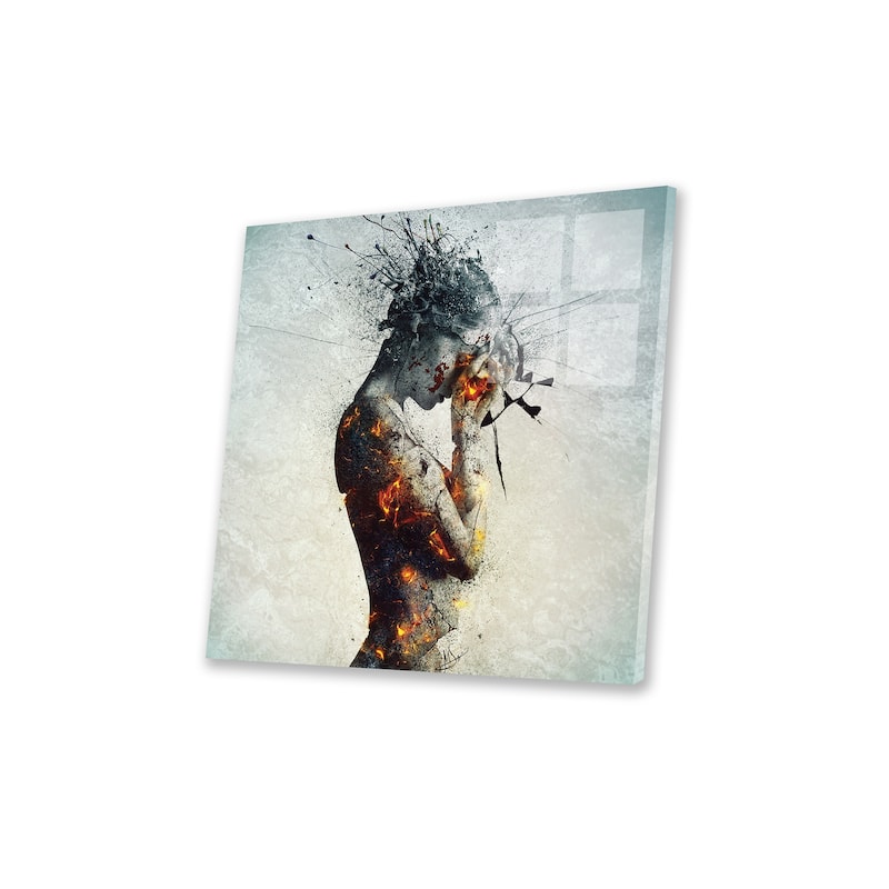 Deliberation Print On Acrylic Glass by Mario Sanchez Nevado