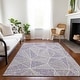 preview thumbnail 9 of 7, Machine Washable Indoor/ Outdoor Chantille Mosaic Geometric Rug