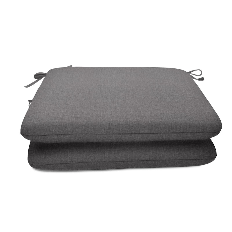 Sunbrella 20 x 18 solid fabric seat pad(2 pack)