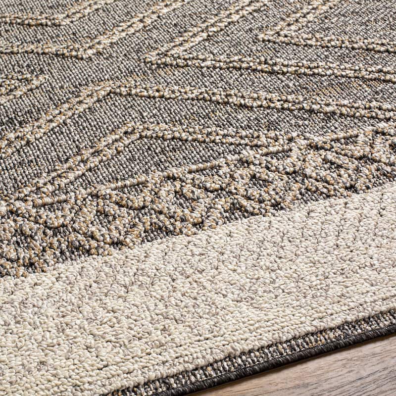 Livabliss Sarasota Scandinavian Diamond Indoor / OutdoorArea Rug