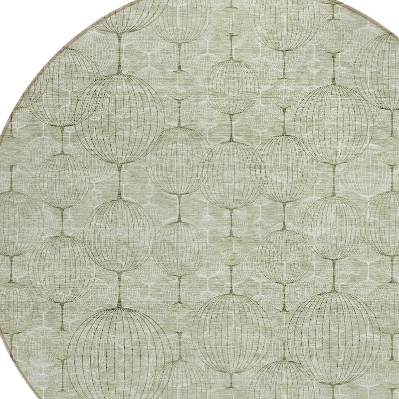 HomeRoots Geometric Transitional Rectangle Outdoor Rug
