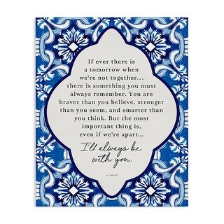 Stupell Always Be With You Inspiration Canvas Wall Art Design By ...