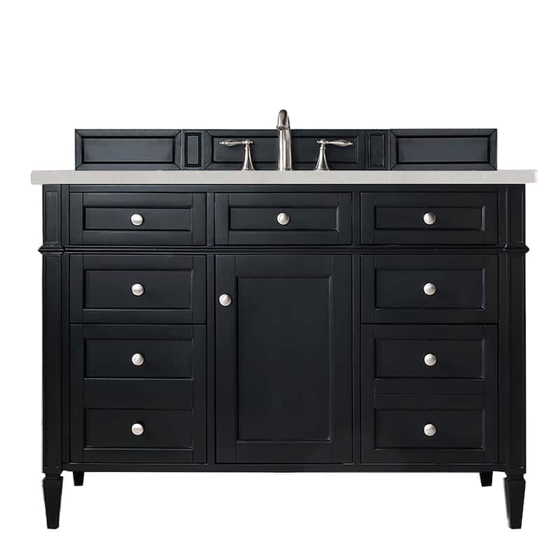 James Martin Vanities Brittany 48" Single Vanity, Black Onyx