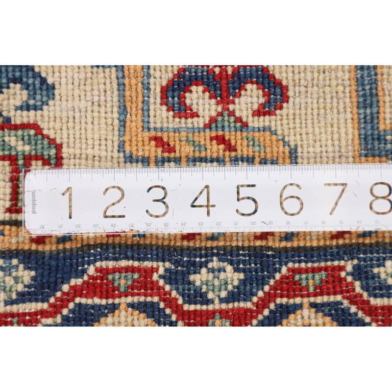 Tribal Kazak Oriental Accent Rug Hand-Knotted Wool Carpet - 2'9" x 4'1"