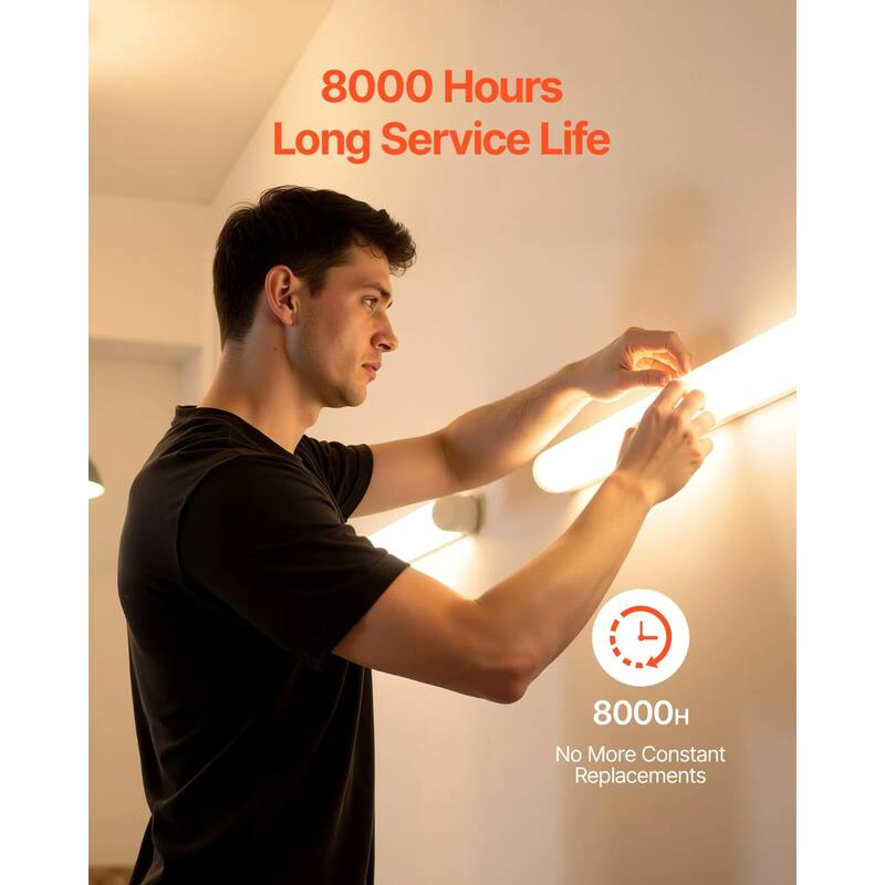 White 21 inches T5 Fluorescent Bulbs 6-Pack Warm White 1100 Lumens - 20.91 L x 0.63 W x 0.63 H