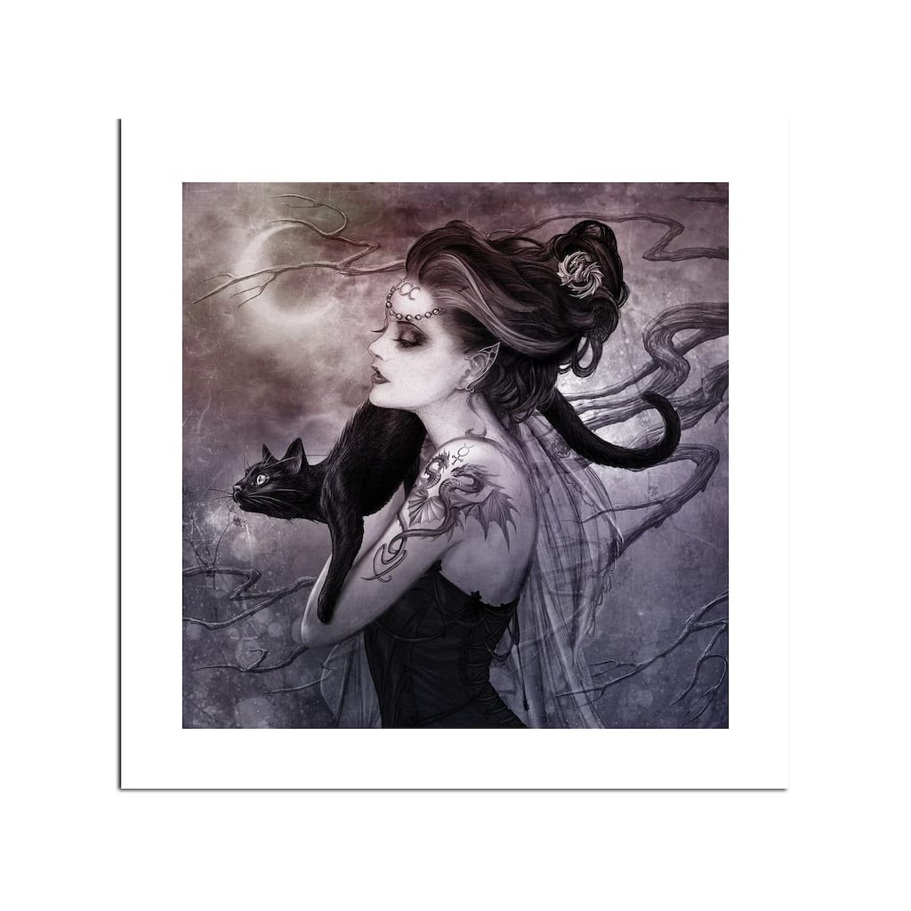 Minnaloushe Moon Fine Art Paper Print by Alchemy England - Multi