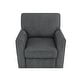 preview thumbnail 47 of 54, 360° Swivel Chair Accent Barrel Armchair Swivel Sofa Chair with Side Pockets for Living Room, Bedroom, Office and Hotel