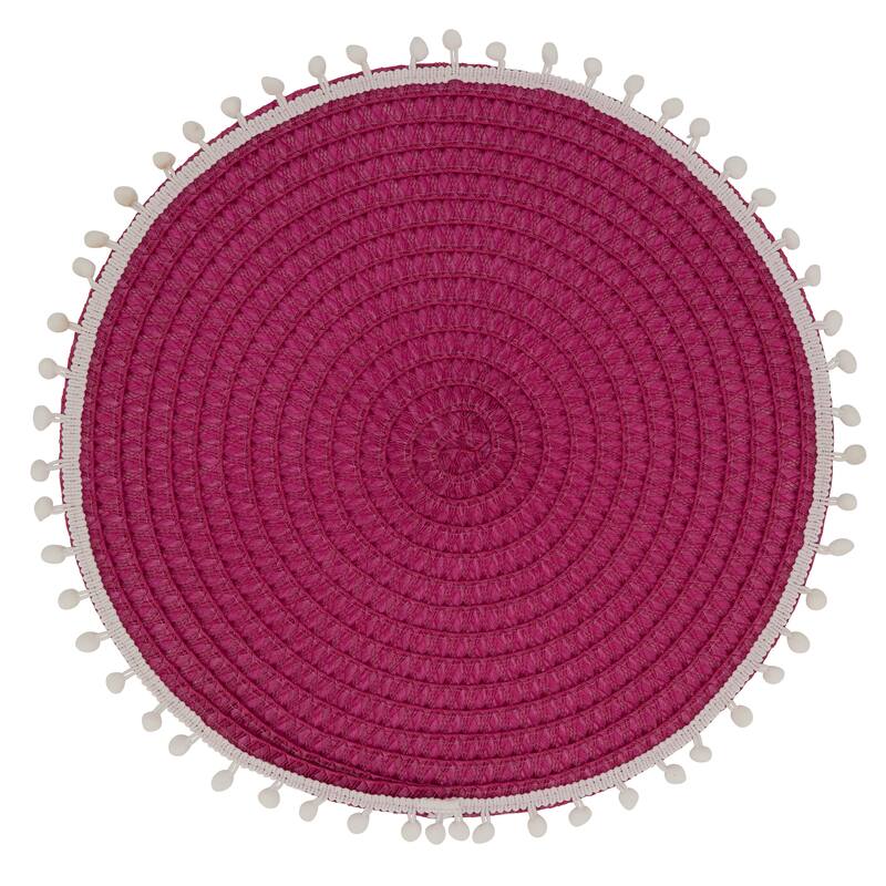 Pom Pom Design Placemats (Set of 4)