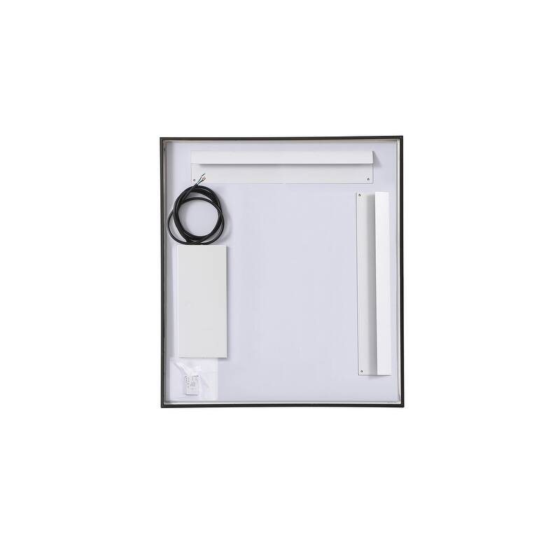 Indigo Home 27x30 inch LED mirror with adjustable color temperature