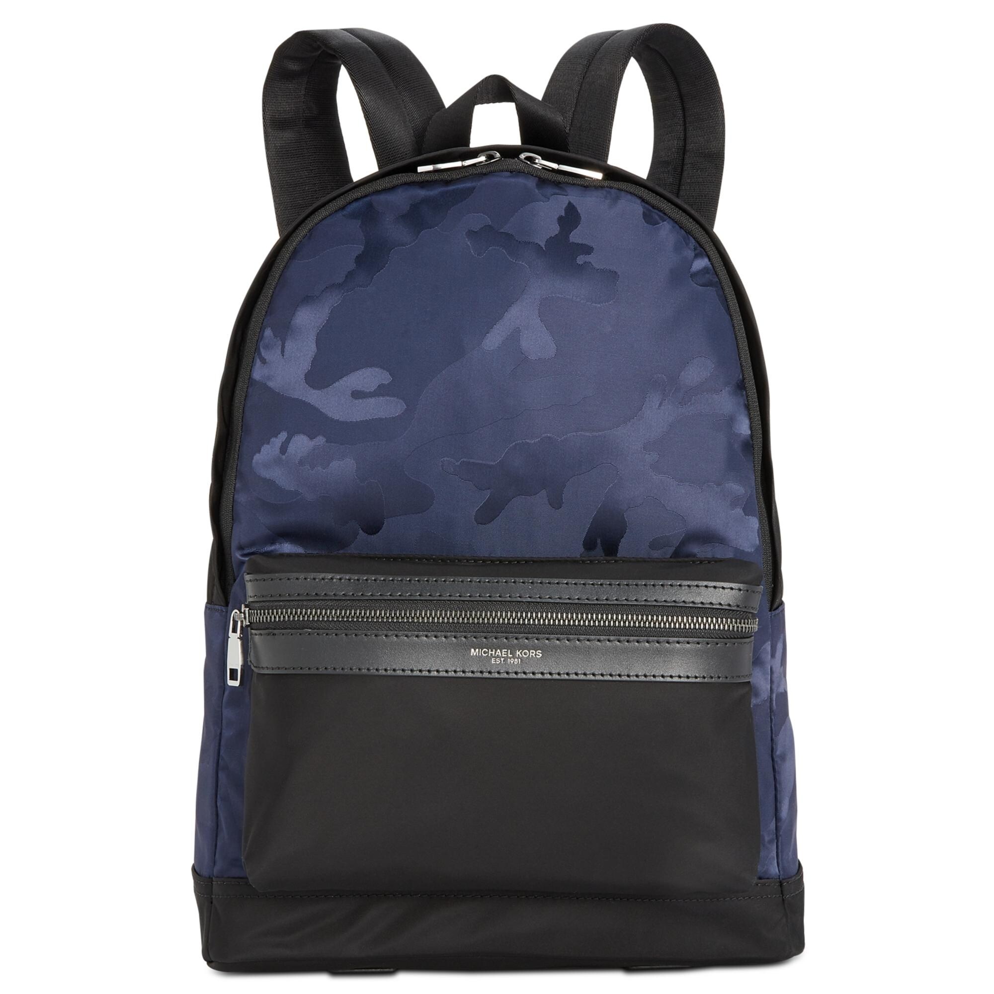 michael kors kent backpack indigo