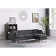 preview thumbnail 1 of 20, Brayden Fabric Sectional Sofa Chaise