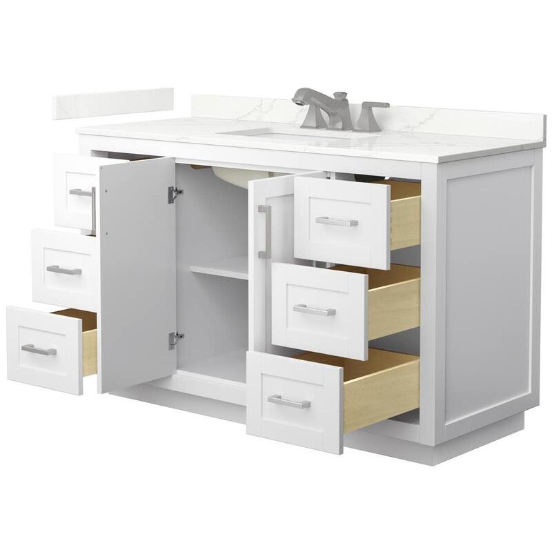 Wyndham Collection WCF292954S-QTZ-US3MXX Miranda 54" Free Standing