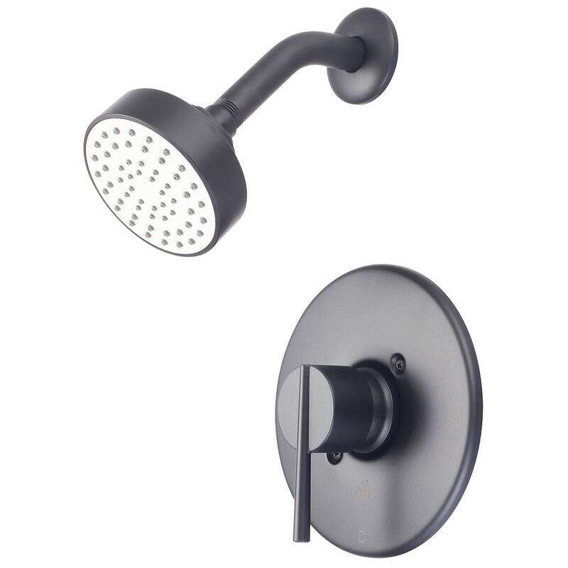 Pioneer Faucets i2v Shower Trim Set with 1.75 GPM Single Function - Matte Black