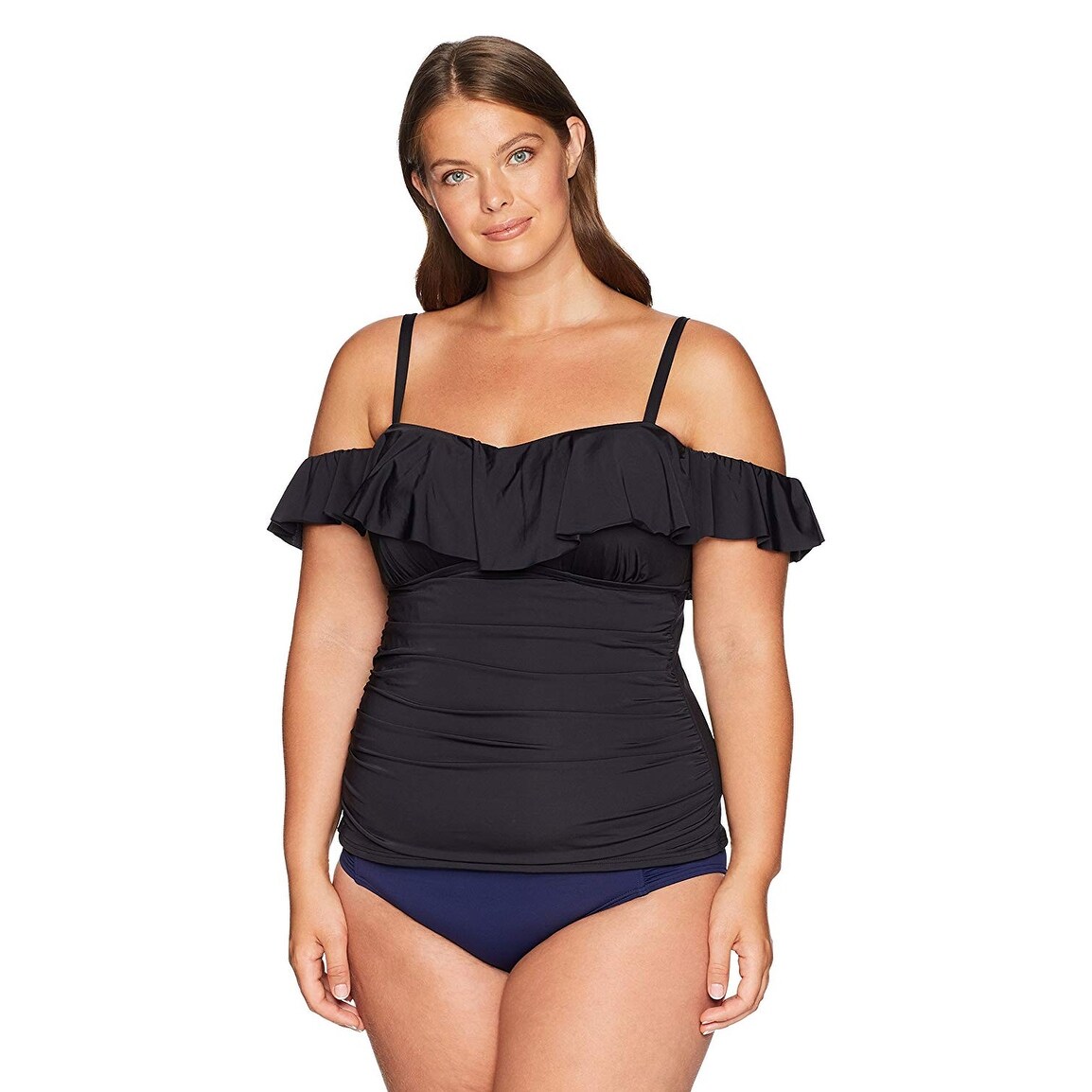 kenneth cole reaction plus size swimwear