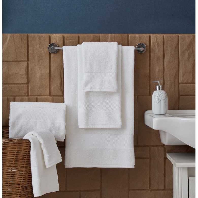 Fabstyles Diamond Turkish towel set of 6 (2 Hand, 2 Face 2 Bath towel)