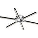 preview thumbnail 5 of 8, Zealand Integrated LED Polished Chrome Semi-Flush Mount with CCT Switch