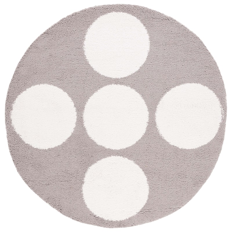 SAFAVIEH Calico Shag Kantha Geometric Dot 1.5-inch Thick Rug