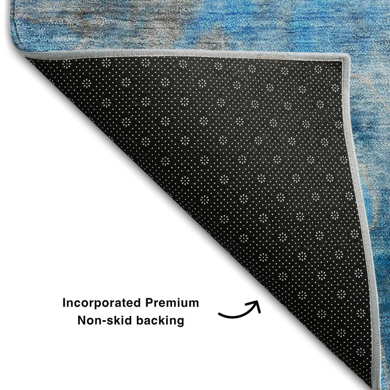 Premium Washable Super Soft Abstract Solid Mayfield Rug