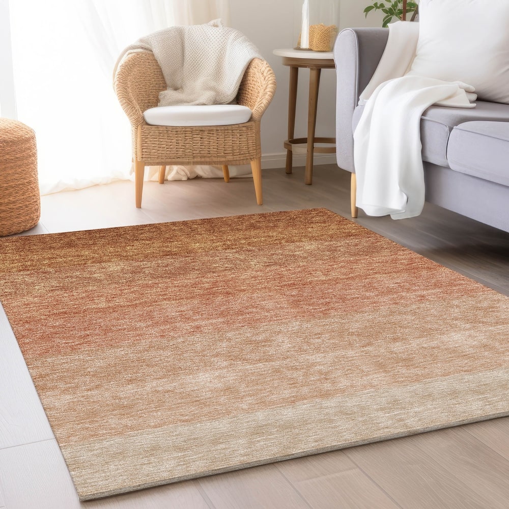 Premium Washable Super Soft Ombre Mod Mayfield Rug