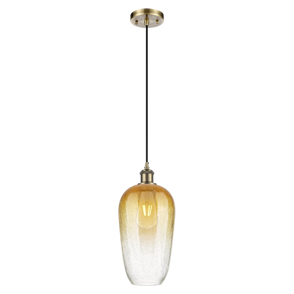 Innovations Lighting Endless Possibilities Ballston - Brookhaven Flute - 1 Light 7" Cord Hung Mini Pendant